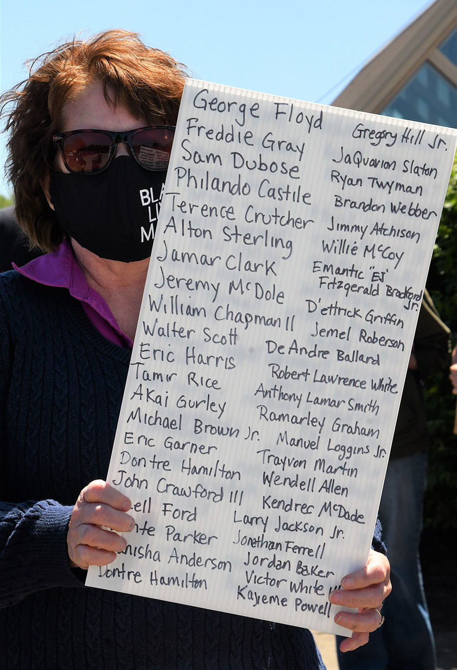 Protesters gather for ‘peaceful march’ in downtown Latrobe